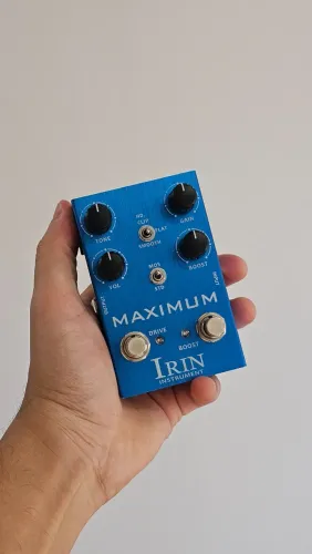 Pedal Irin Maximum - Overdrive + Boost (Clone do Fulldrive 2)