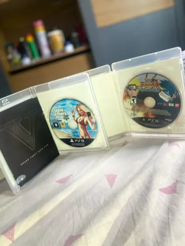 GTA 5 ORIGINAL DO PS3 E NARUTO ORIGINAL DO PS3