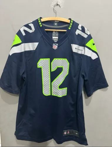 camiseta nike seattle seahawks azul marinho g