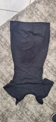 Vestido Feminino preto com Brilho tamanho P