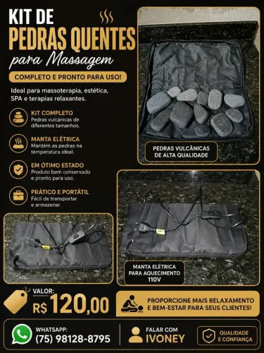 Kit de pedras quentes