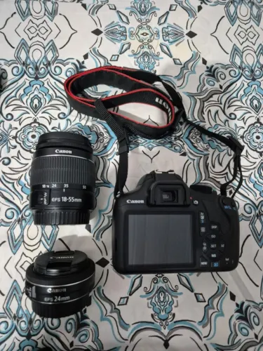 Canon EOS Rebel T6 + Lente 18-55 + 24mm Pancake + Kit Completo