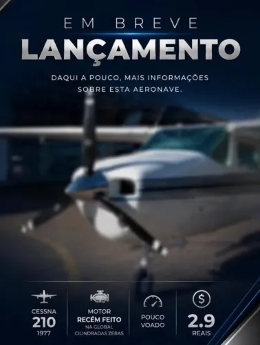 AERONAVE À VENDA - Cessna T210