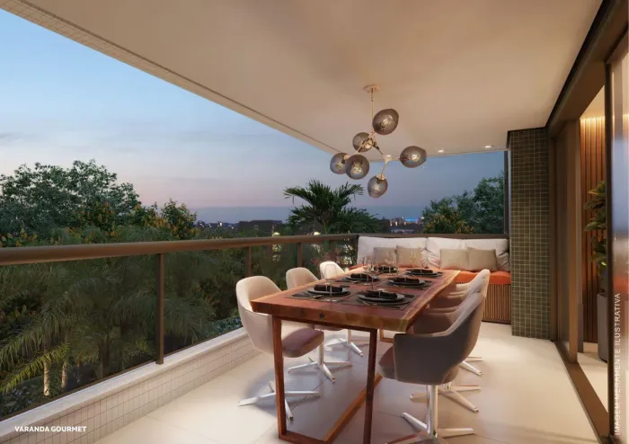Apartamento amplo e Sofisticado em Apipucos com 4 Quartos e 2 Suítes.