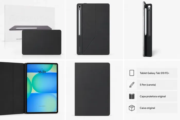 Samsung Galaxy Tab S10 FE+ 128 GB | 8 GB RAM | S Pen + Capa Original