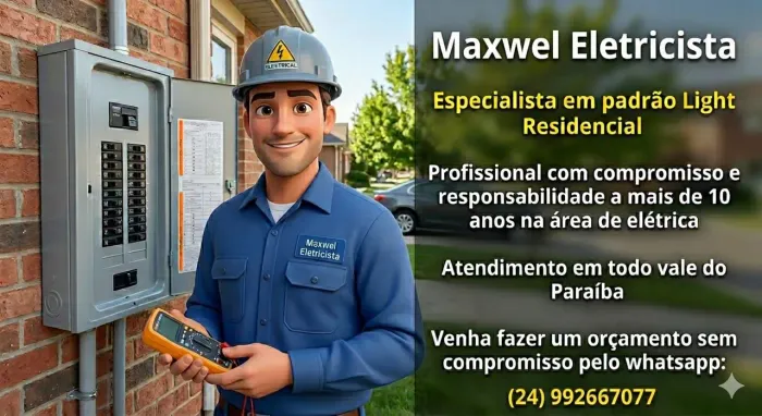Serviços de elétrica residencial, comercial 