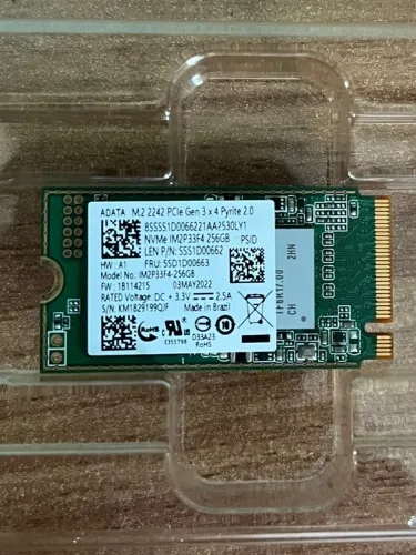 SSD NVMe M.2 2242 ADATA 256GB PCIe Gen 3x4