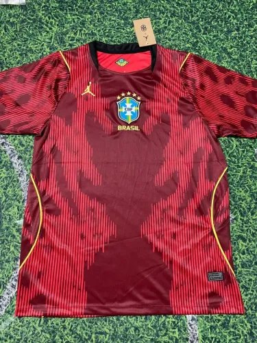 Camisa vermelha Brasil air jordan 2026