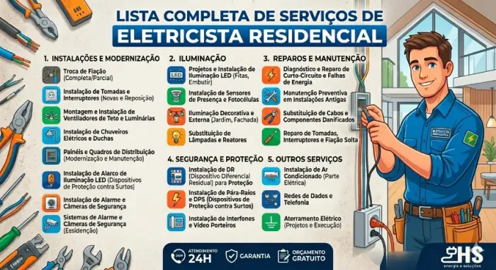 ? Eletricista Residencial em Atílio Vivácqua e Região | Atendimento aos Finais de Semana