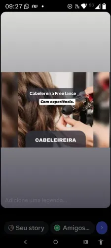 VAGA PARA CABELEREIRA