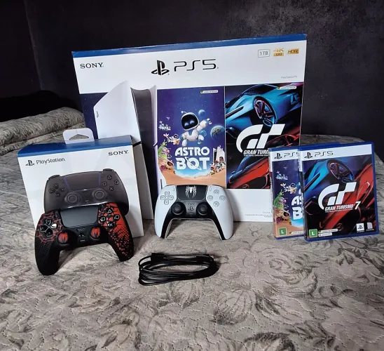 Ps5 Slim 1TB versão Disco!