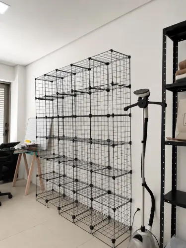 Estante / Nicho Aramado Modular Preto 