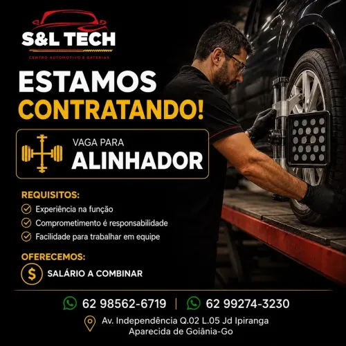 Estamos contratando mecânico geral  e alinhador!