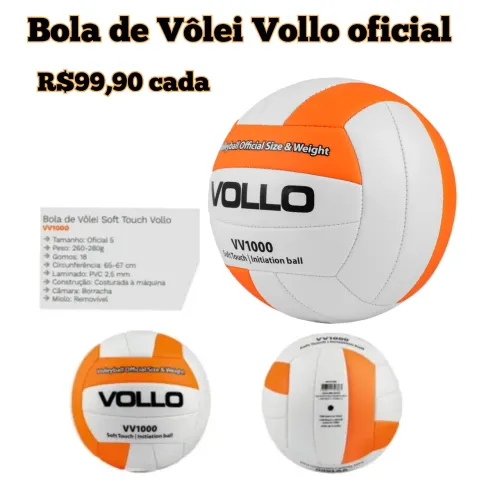 Bola de vôlei vollo promoção