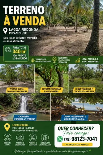 Terreno Lagoa redonda 10x34 40.0000