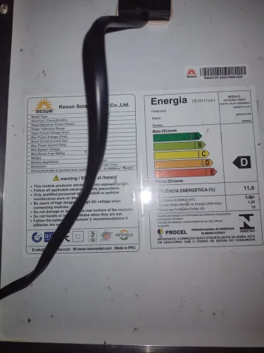 Vendo placa solar