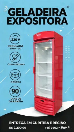 Geladeira expositora cervejeira