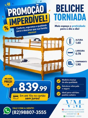 PROMOÇÃO DE BELICHE