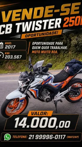 Cb twister 250f 