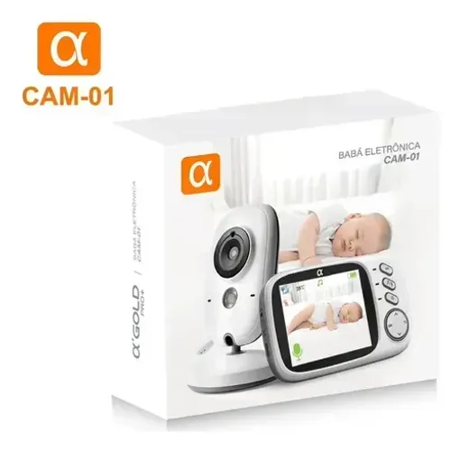 Babá Eletrônica com Câmera e Monitor ?Gold Pro CAM-01 (Nova)