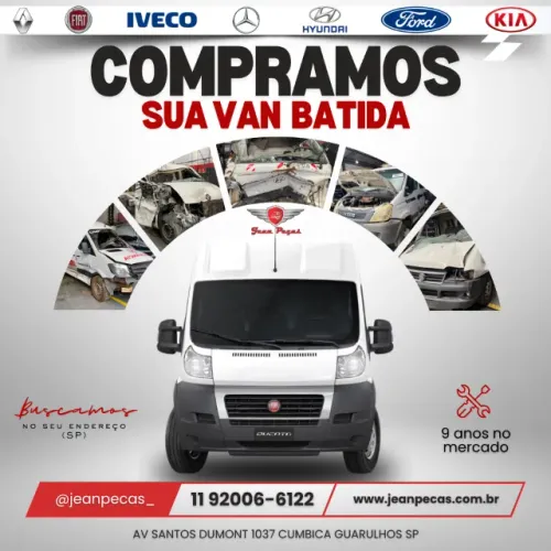 compro sua van batida, pagamento avista