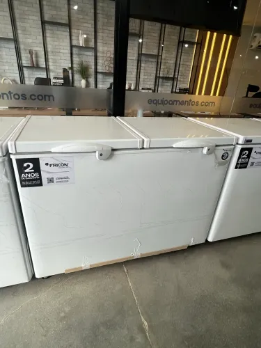 Freezer horizontal 411L dupla função - pronta entrega 