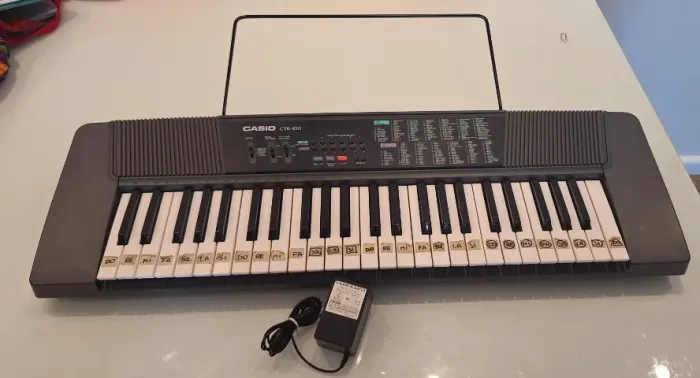 TECLADO ELETRÔNICO CASIO CTK-100 PARA INICIANTE E ESTUDANTE