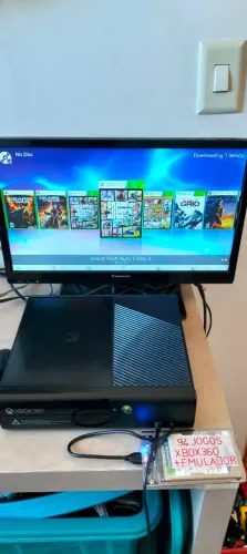 Xbox 360 super slim HD 94 jogos e emuladores leitor ok