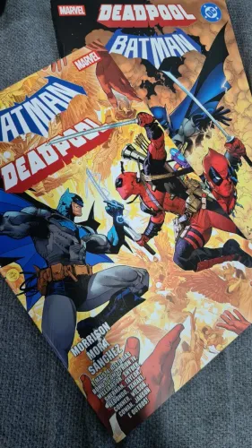 coleção batman deadpool crossover panini marvel/dc comics