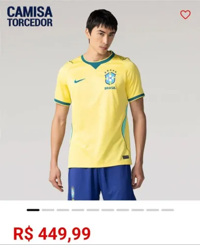 Camisa do Brasil italandesa 1° linha 