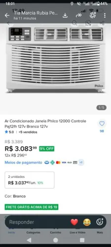 ar condicionado de janela 12000 btus