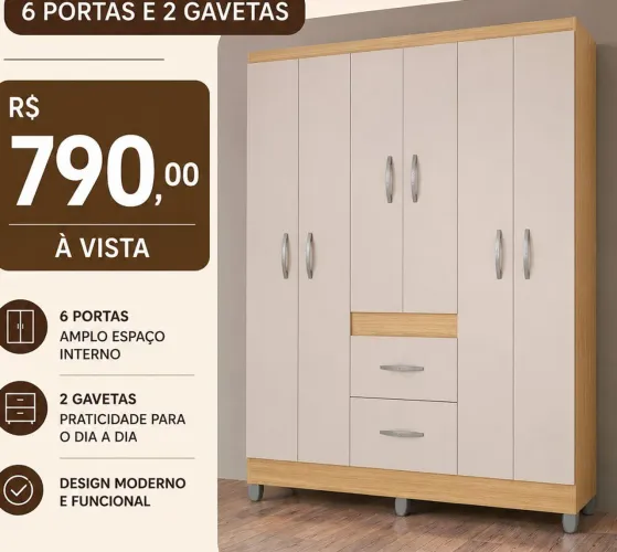 Guarda roupa novo 