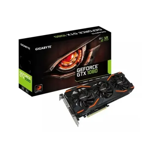 Placa Vídeo Geforce Gtx 1080 Gigabyte 8 Gb Gddr5 256 Bit (Usado)