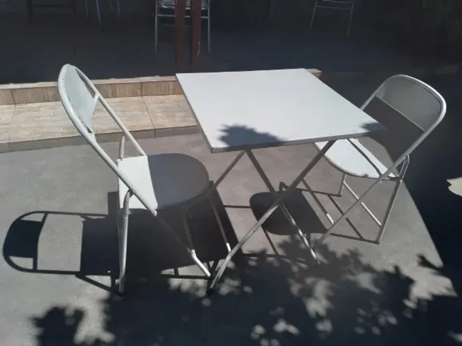 Conjunto Mesa Bar Metal com Cadeiras