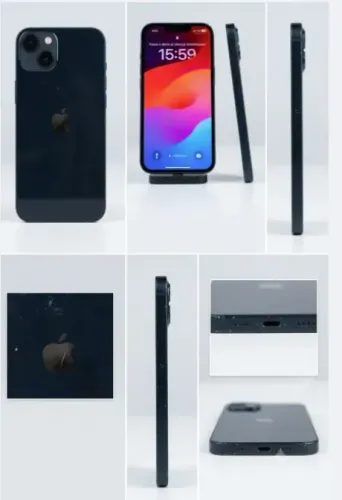 iPhone 13 128GB Meia-Noite (Preto) - Único Dono + Acessórios Originais
