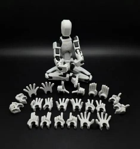 KIT Boneco dummy articulado 13 cm