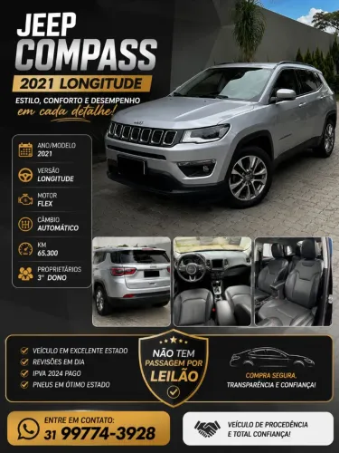 Jeep Compass Longitude 2.0 4X2 Flex 16V Aut. 2021