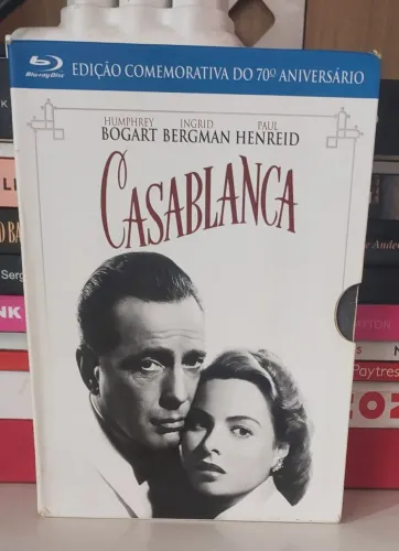 BLU- Ray Casablanca- Edição comemorativa do 70° Aniversário- Blu- Ray duplo +Livreto 