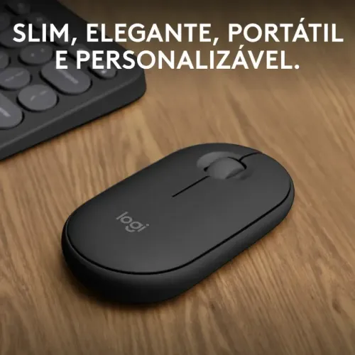Mouse sem fio Logitech Pebble 2 M350s - Grafite