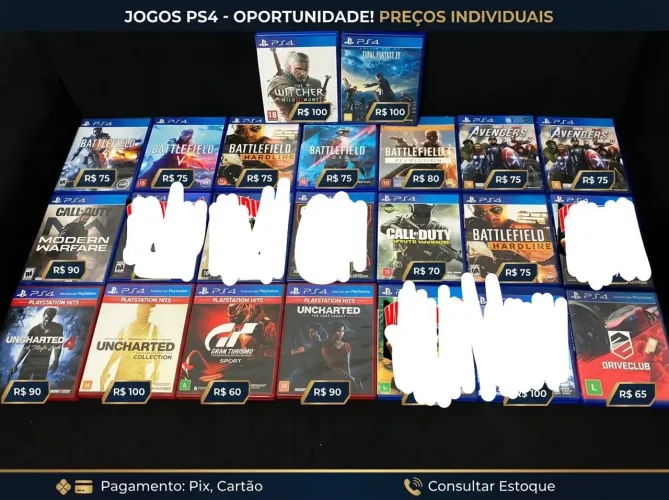 Jogos de PS4 e PS5