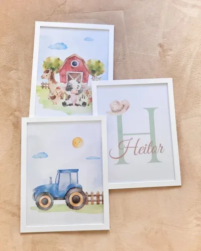Quadros personalizado em MDF kit A4