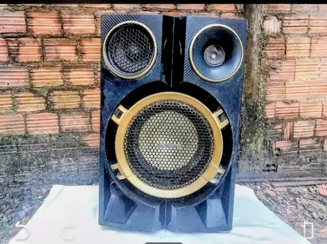 Caixa de som Phillips com super woofer de 8 " o imã de 280 W , de 3 Ohms de RMS 