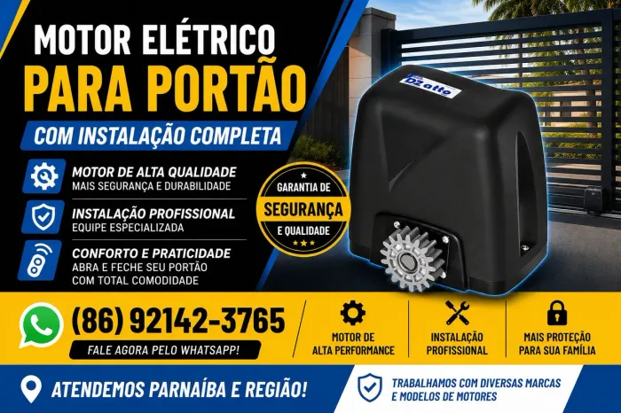 MOTOR ROSSI COM INSTALAÇÃO COMPLETA