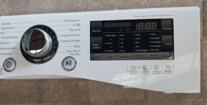 Painel Interface Lava e Seca LG WD1412