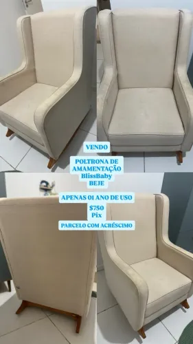 POLTRONA DE AMAMENTAÇÃO ESTADO DE NOVO