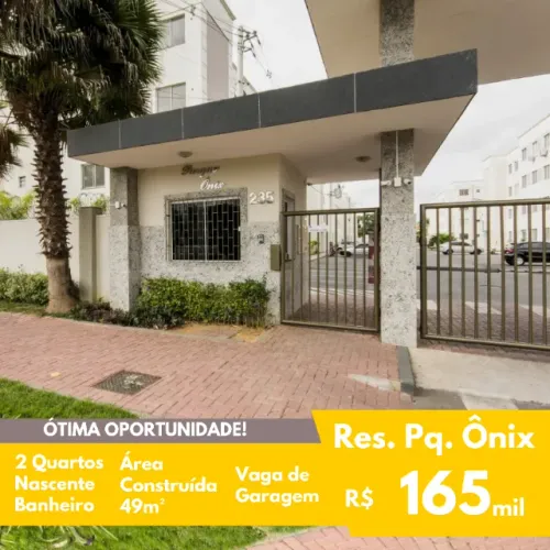 FIT - Venda - Apto. Res. Ônix - 2 Quartos - Nascente - Lazer Completo 