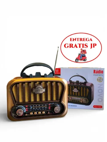 RÁDIO RETRÔ KAPBOM MODELO KA-3180