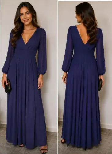 Vestido longo elegante lilás madrinha, debutante e formatura