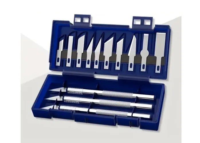 Cortador Bisturi Metal Antiaderente Para Reparo de Precisão, Escultura, Recortes de Papel,
