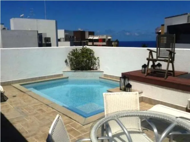 Venda de Cobertura de Luxo no Rio Vermelho, Salvador-BA: 3 Quartos, 1 Suíte, 2 Salas, 4 Ba